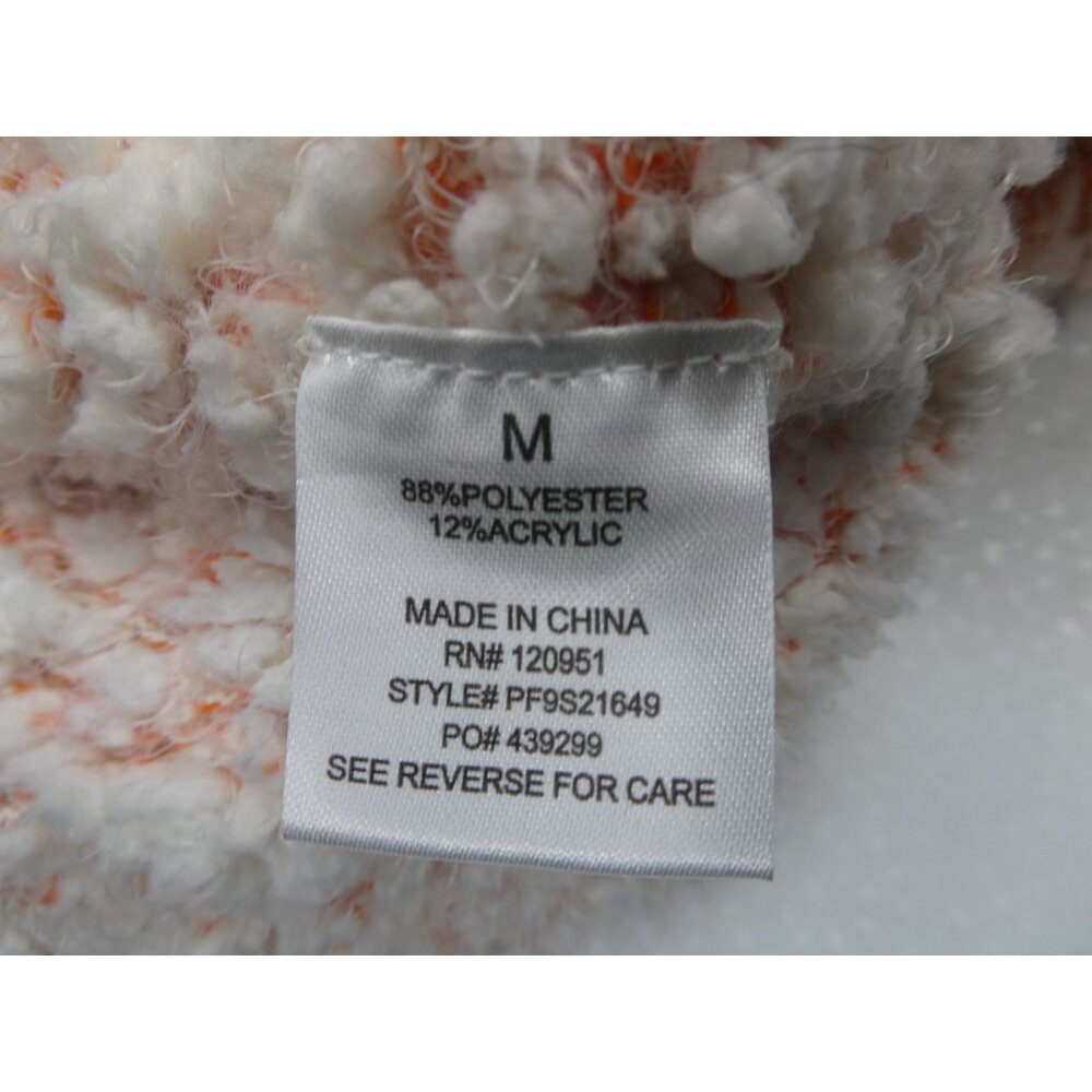 Hippie Rose Peach Sweater Top Women's M - Picture 5 of 6